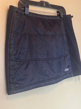 SKHOOP Quilted Side-zip Ski/Active Skirt Sweden Black Medium